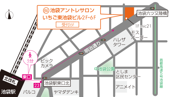 池袋アントレサロン_map