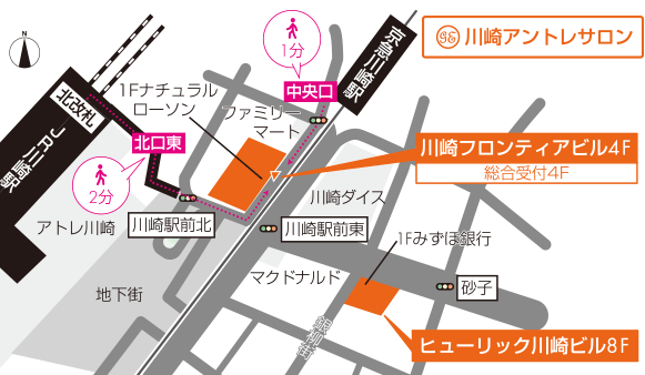 川崎アントレサロン_map