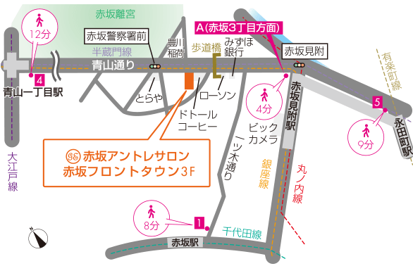 赤坂アントレサロン_map